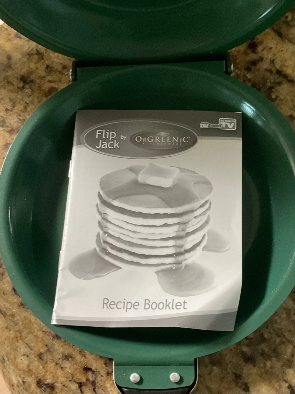 OrGREENic Ceramic Non-Stick Pancake Flip Jack - Green